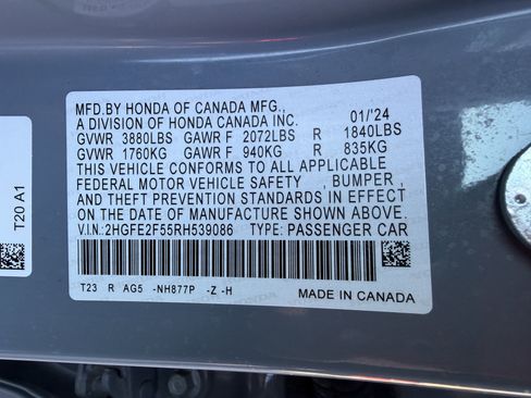 Used 2024 Honda Civic Sport image 28