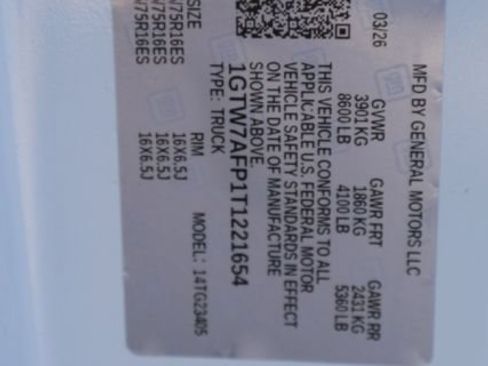 New 2026 GMC Savana 2500 w/ Driver Convenience Package RWD image 23