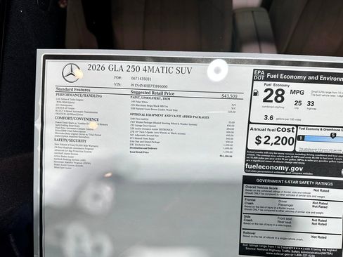 New 2026 Mercedes-Benz GLA 250 4MATIC image 17