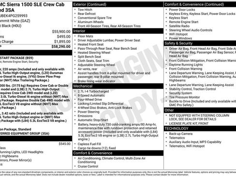 Used 2023 GMC Sierra 1500 SLE image 2