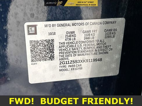 Used 2019 Chevrolet Impala LT image 30