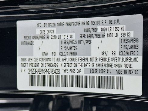 Used 2023 MAZDA MAZDA3 s image 12