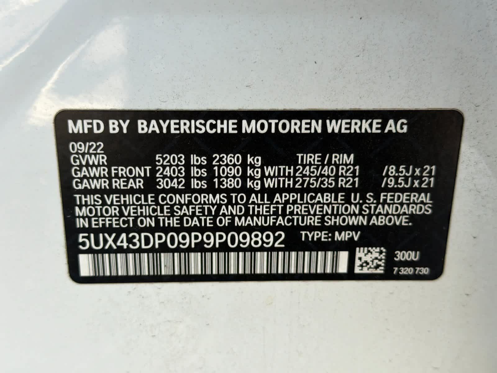 Used 2023 BMW X3 sDrive30i w/ Convenience Package RWD image 28