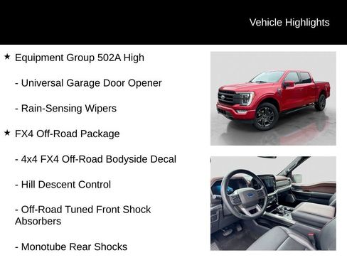 Used 2021 Ford F150 Lariat w/ Equipment Group 502A High image 16