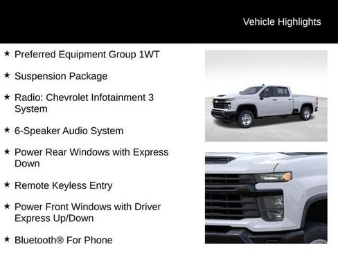 New 2026 Chevrolet Silverado 2500 W/T AWD/4WD image 27