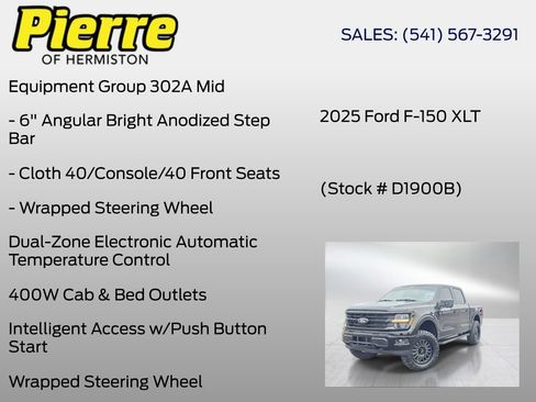 Used 2025 Ford F150 XLT w/ Equipment Group 302A MID AWD/4WD image 24