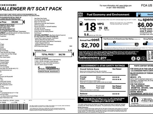 Used 2020 Dodge Challenger R/T Scat Pack image 3