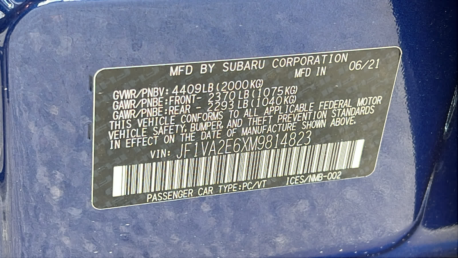 Used 2021 Subaru WRX STI AWD/4WD image 29