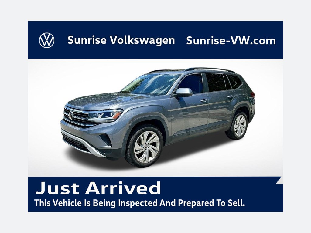 Used 2021 Volkswagen Atlas SE w/ Panoramic Sunroof Package FWD 360° Tour