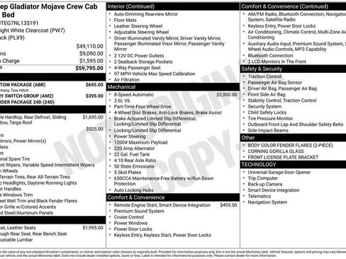 Used 2022 Jeep Gladiator Mojave w/ Trailer Tow Package AWD/4WD image 35