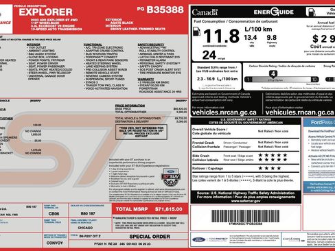 Used 2023 Ford Explorer ST w/ Technology Package AWD/4WD image 10
