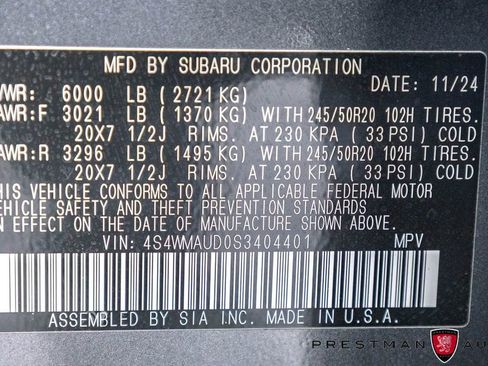 Used 2025 Subaru Ascent Touring AWD/4WD image 46