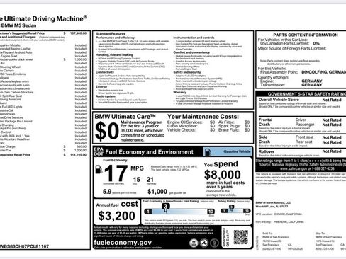 Used 2023 BMW M5 image 2