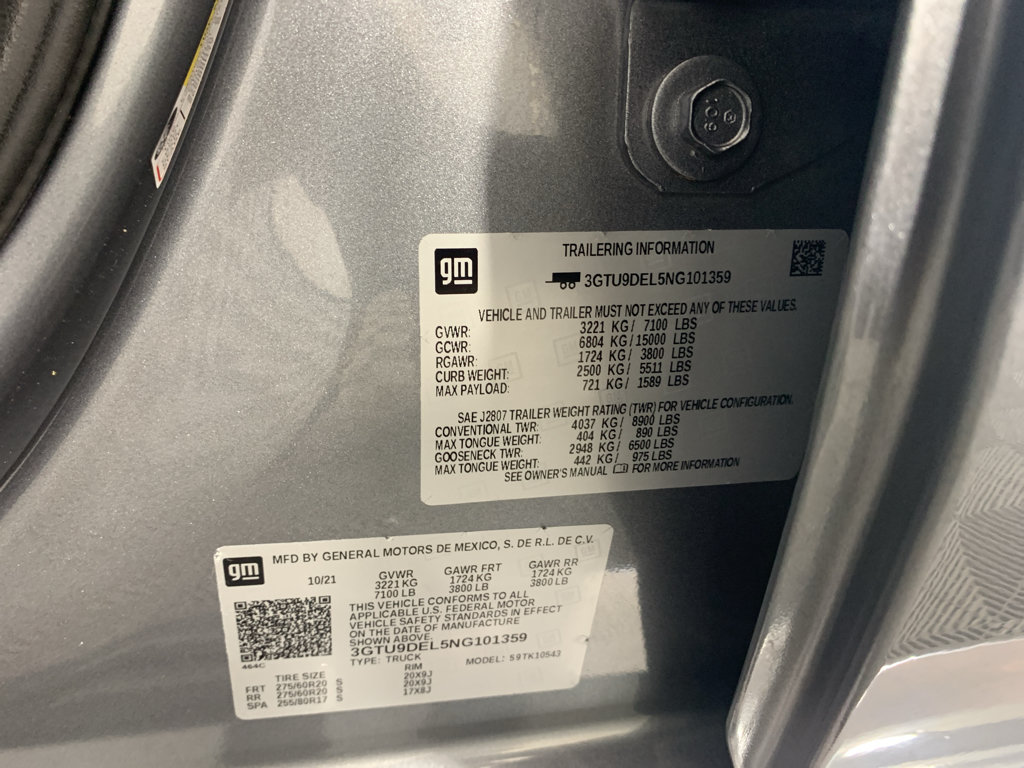 Used 2022 GMC Sierra 1500 SLT AWD/4WD image 11