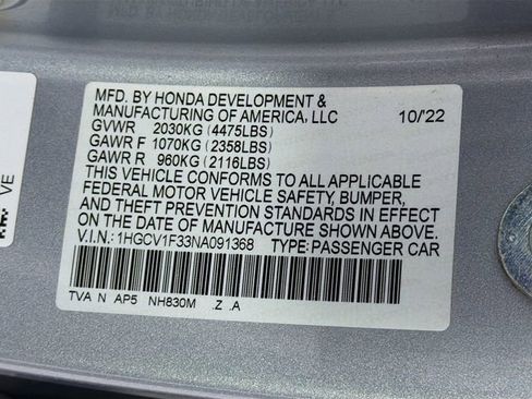 Used 2022 Honda Accord Sport image 29