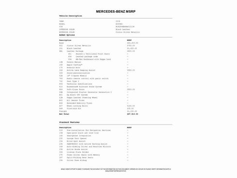 Used 2024 Mercedes-Benz E 350 4MATIC Sedan w/ Leather Package image 2