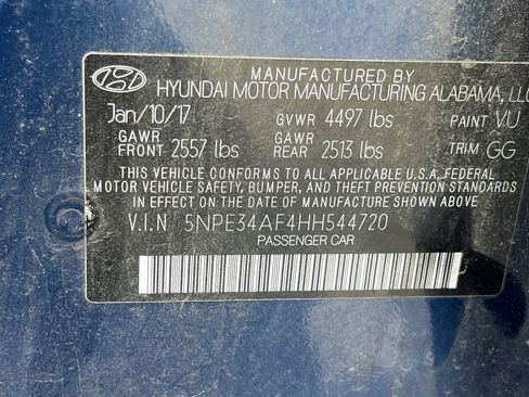 Used 2017 Hyundai Sonata Sport w/ Value Edition Package 02 FWD image 9