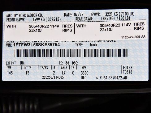 New 2025 Ford F150 XLT w/ Equipment Group 302A MID image 19