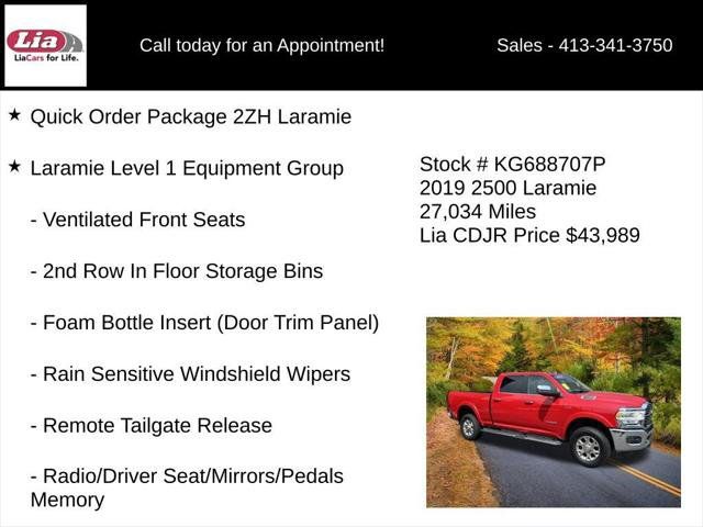 Certified 2019 RAM 2500 Laramie AWD/4WD image 6