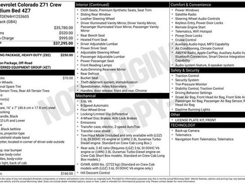 Used 2017 Chevrolet Colorado Z71 AWD/4WD image 3