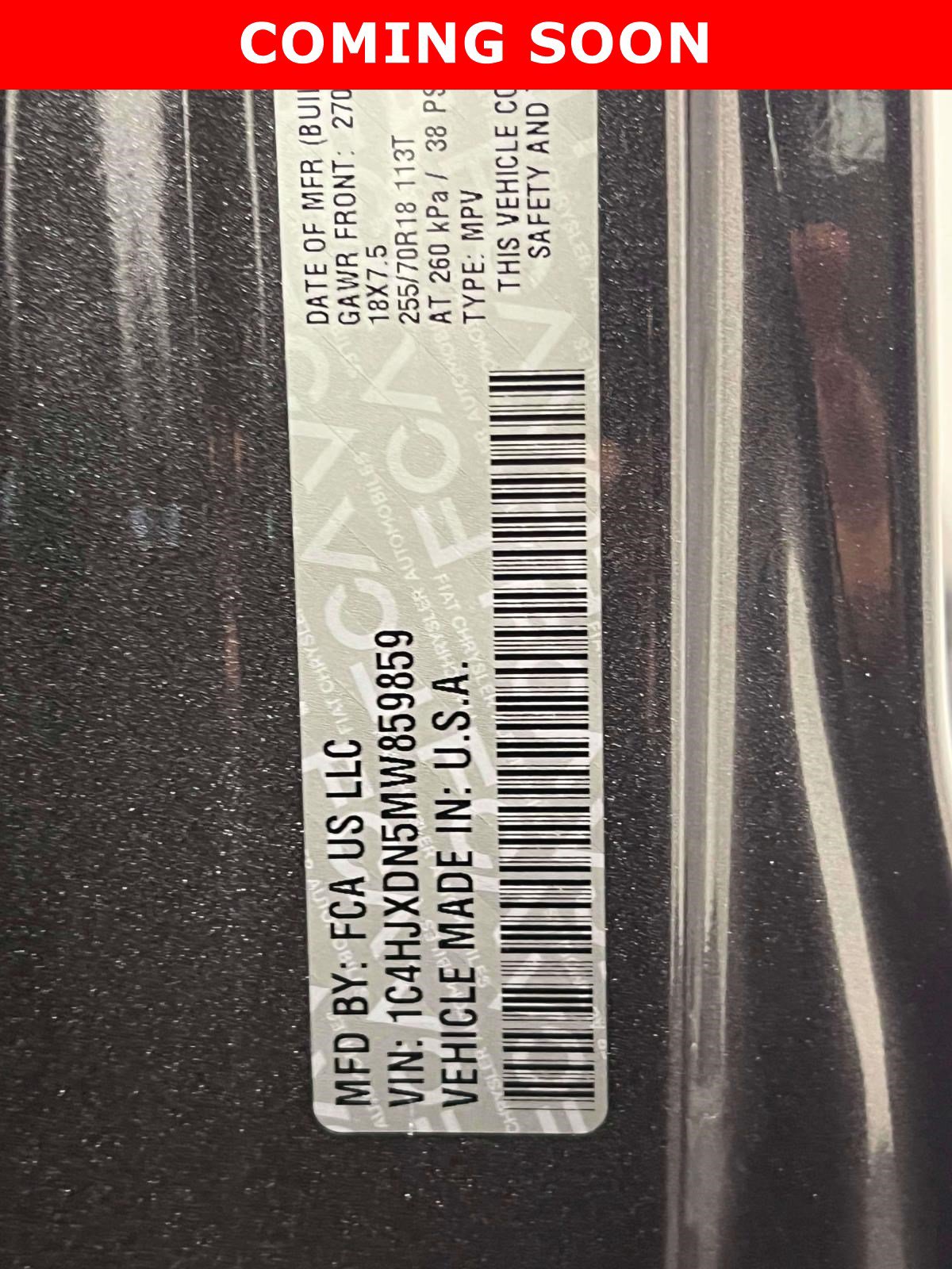 Certified 2021 Jeep Wrangler Unlimited Sport AWD/4WD image 20