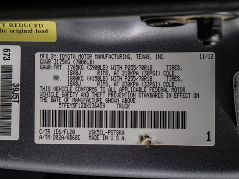 Used 2013 Toyota Tundra Grade w/ Tow Pkg image 52