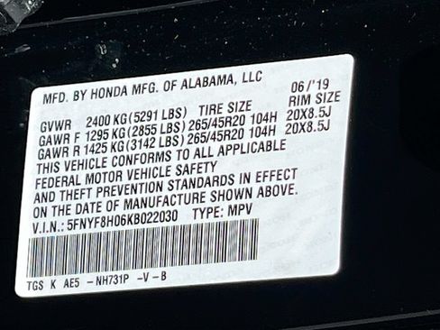 Used 2019 Honda Passport Elite image 32