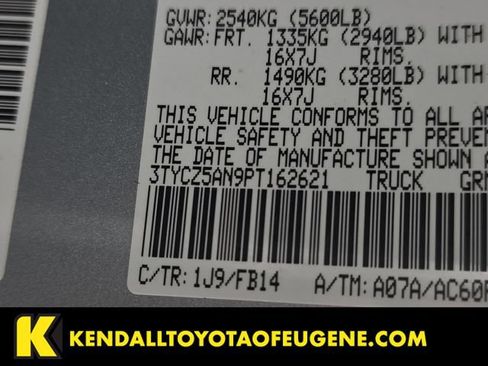 Used 2023 Toyota Tacoma SR AWD/4WD image 10