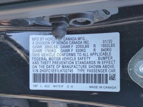 Used 2020 Honda Civic Si image 12