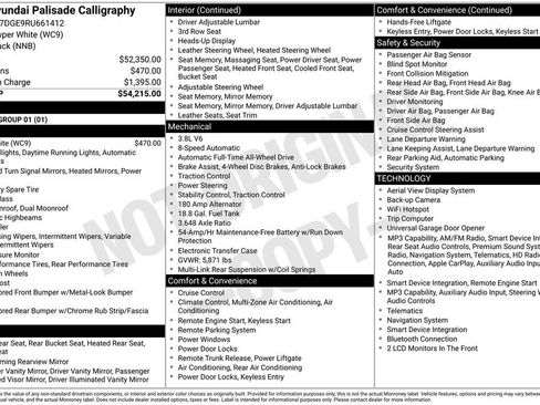 Certified 2024 Hyundai Palisade Calligraphy AWD/4WD image 41
