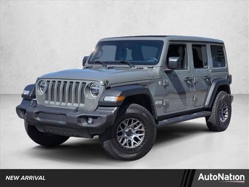 Used 2021 Jeep Wrangler Unlimited Sport w/ Sun And Sound Package AWD/4WD image 1
