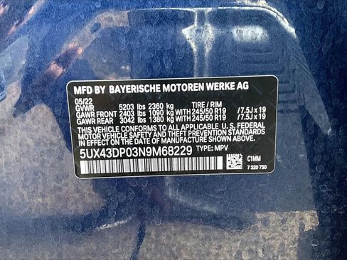 Used 2022 BMW X3 sDrive30i w/ Premium Package 2 image 16