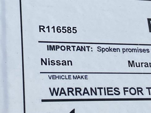 Certified 2025 Nissan Murano SV image 35