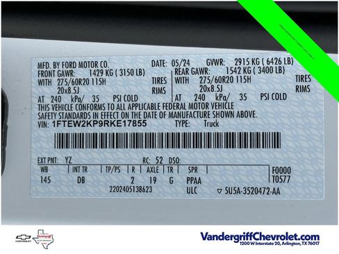Used 2024 Ford F150 STX RWD image 30