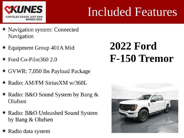 Used 2022 Ford F150 Tremor w/ Equipment Group 401A Mid AWD/4WD image 3