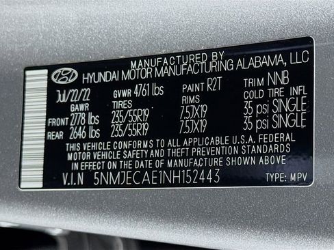 Used 2022 Hyundai Tucson Limited AWD/4WD image 17