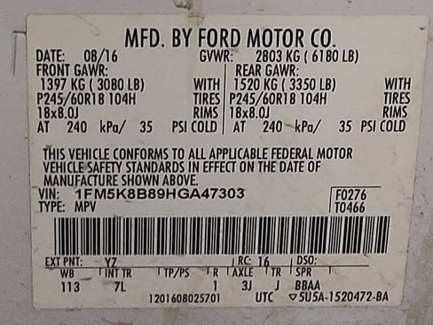 Used 2017 Ford Explorer 4WD image 33