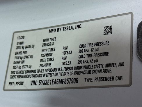 Used 2021 Tesla Model 3 Standard Range Plus image 39