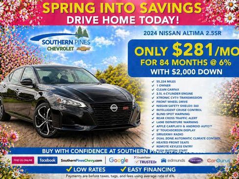 Used 2024 Nissan Altima 2.5 SR FWD image 2