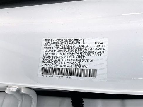 Used 2025 Honda Pilot Touring image 19