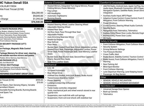 Used 2018 GMC Yukon Denali w/ Denali Ultimate Package image 9