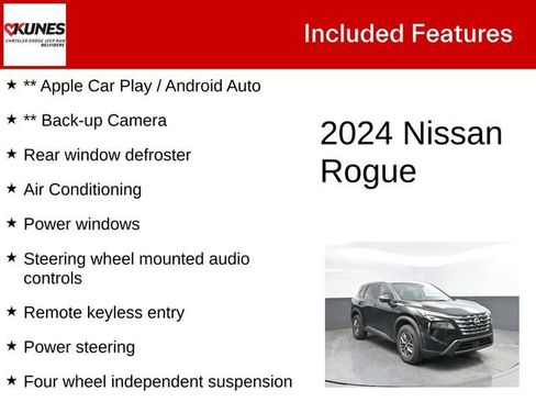 Used 2024 Nissan Rogue S AWD/4WD image 3
