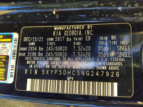 Used 2022 Kia Telluride SX w/ SX Prestige Package AWD/4WD image 33