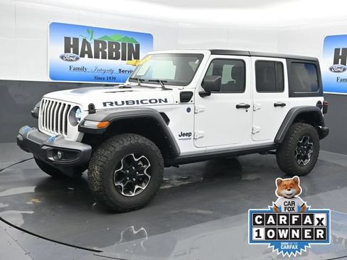 Used 2022 Jeep Wrangler Unlimited Rubicon 4xe AWD/4WD image 1