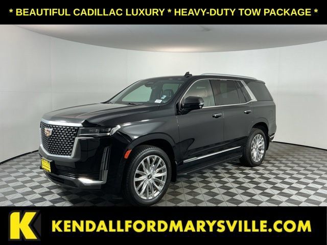 Used 2021 Cadillac Escalade Premium Luxury w/ Heavy-Duty Trailer Package AWD/4WD image 1