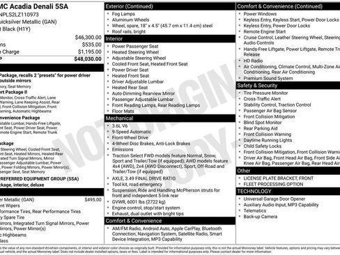 Used 2020 GMC Acadia Denali image 29