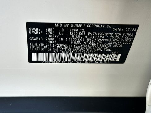 Used 2023 Subaru Outback Onyx Edition AWD/4WD image 34