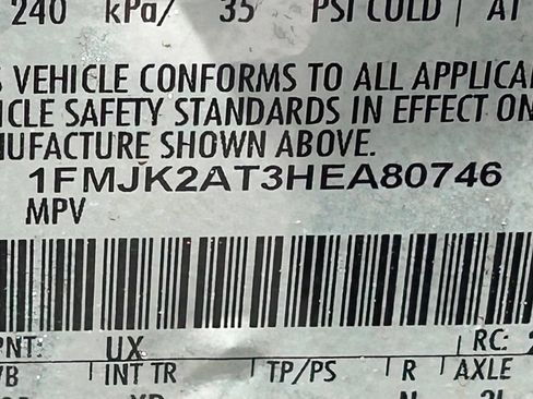 Used 2017 Ford Expedition EL Limited w/ Equipment Group 301A AWD/4WD image 53