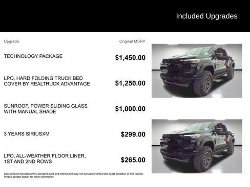 Used 2025 Chevrolet Colorado ZR2 w/ Technology Package AWD/4WD image 3