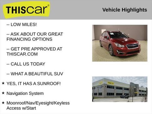 Used 2015 Subaru Impreza 2.0i Sport Limited image 9